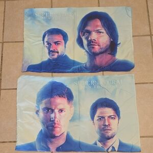 Supernatural Pillowcases with Blue Design